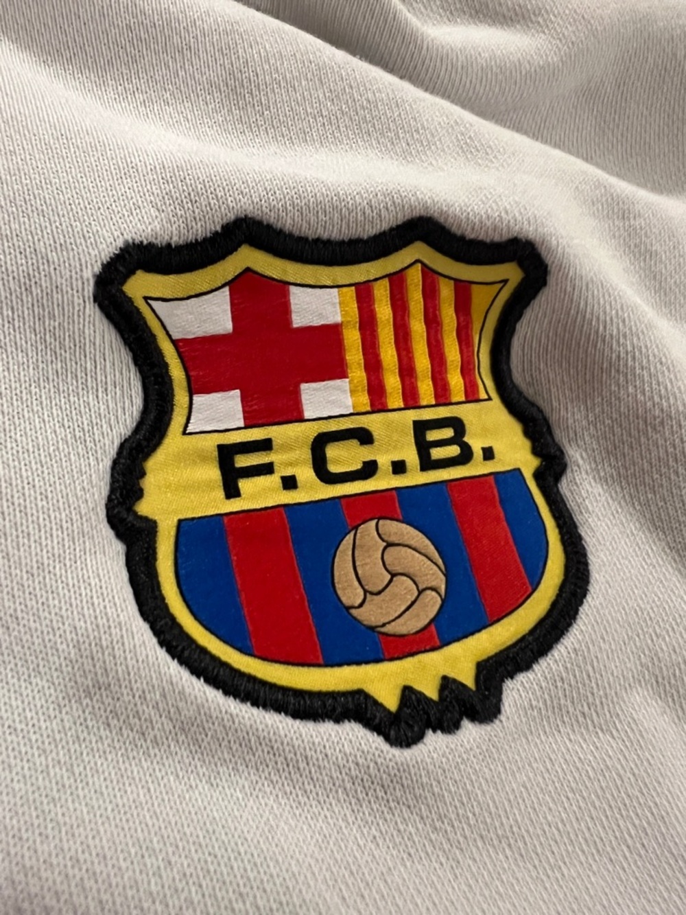 Nike FC Barcelona Club Fleece Hoodie Sweatshirt - Size Large - Picture 3 of 12